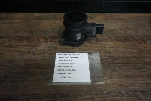 Audi A6 Avant Luftmassenmesser Luftmengenmesser 8E0133835A 1.8 T 4B C5