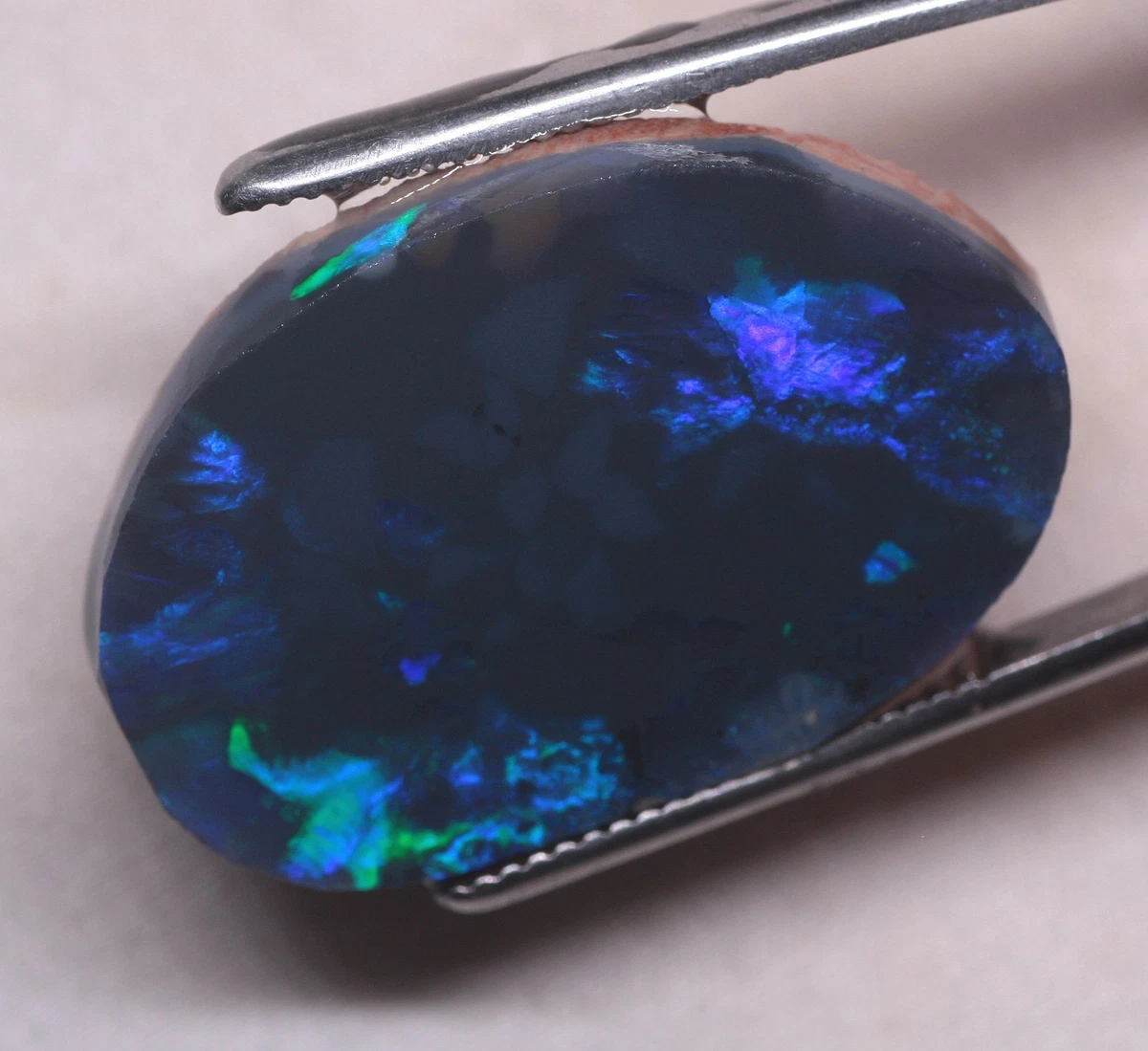 Opale Black D'Australie (Lightning Ridge) 6,00 Carats - Naturelle, Non Traitée - Neuf Sans Emballage