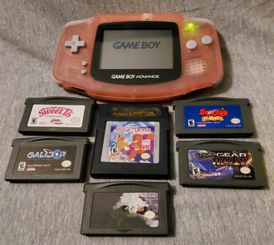Nintendo GameBoy Advance - Fuchsia Pink with Game - tested and working