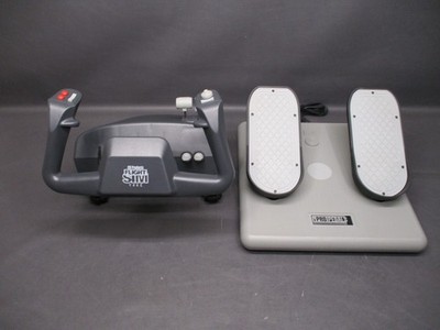 CH Products USB Flight Sim Yoke & Pro Pedals 44656 / FSY211U WORKS & TESTED