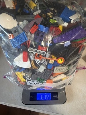 LEGO Bulk Lot   6.5 LBS Mixed Pieces   Random Bricks, Plates, Parts