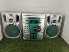 Kenwood Mini Hifi System RXD-655 2 X Cassette,  3 Disc Changer Radio , Clock...