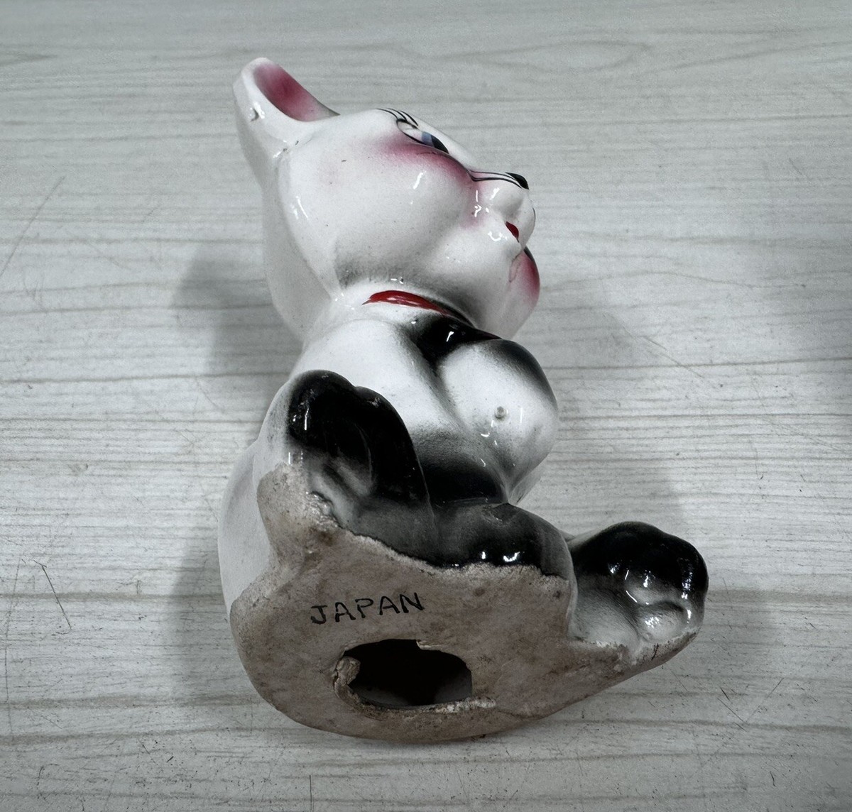 * vintage figure ୨୧ * グレー x ピンク ふわふわ 猫さん vintage figure ୨୧ * グレー x ピンク ふわふわ 猫さん Kitten