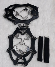New-Ice Anti Slip Spikes Grippers Crampons Ice Cleats For Hike Shoes Boot. Sz Xl