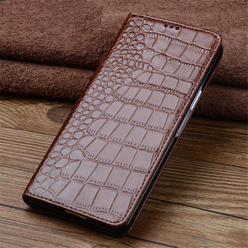 Echt Leder Krokodil Magnet Hülle für Honor Magic V3 Business Flip Cover - Bild 5 von 32
