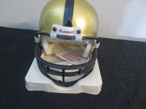 Elmetto Desmond Howard autografo firmato mini trofeo Heisman - Foto 2 di 2