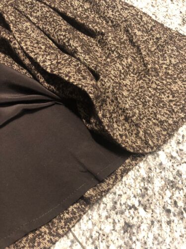 Runway Oscar de la Renta Fall 2008 Brown Wool Blend Pockets Flare Dress - Picture 4 of 6