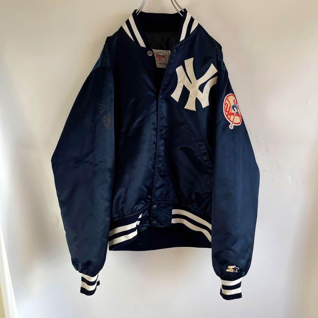 1980s Vintage Starter Mlb New york Yankees Usa Stadium Jacket 