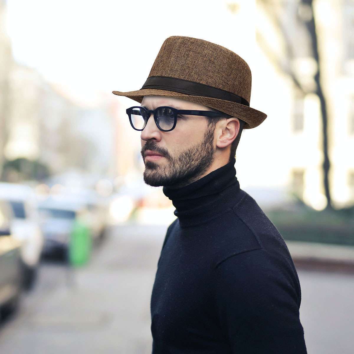 Men Women Summer Straw Fedora Hat Trilby Cuban Sun Cap Men Women Summer Straw Fedora Hat Trilby Cuban Sun Cap