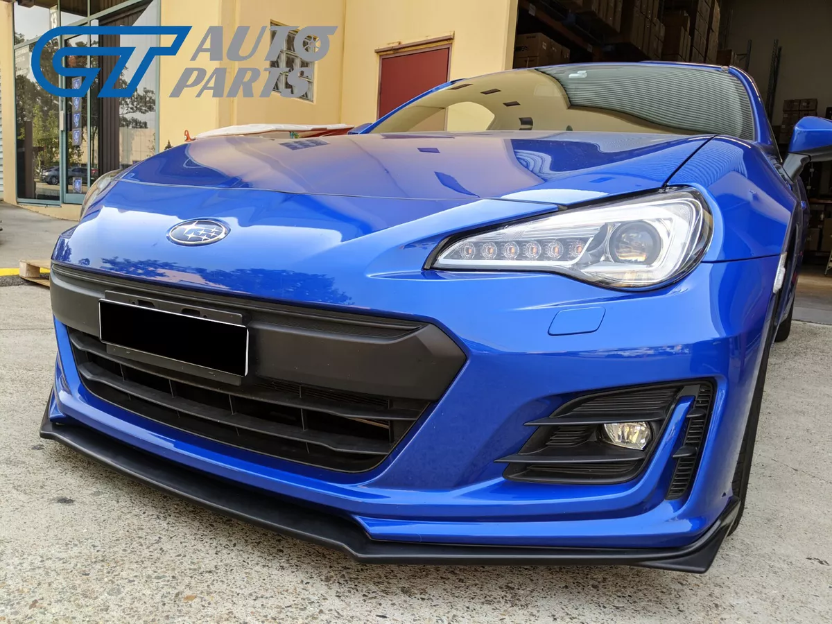 ST S Pack Style Front Bumper Lip Splitter for 2017 2021 Subaru BRZ