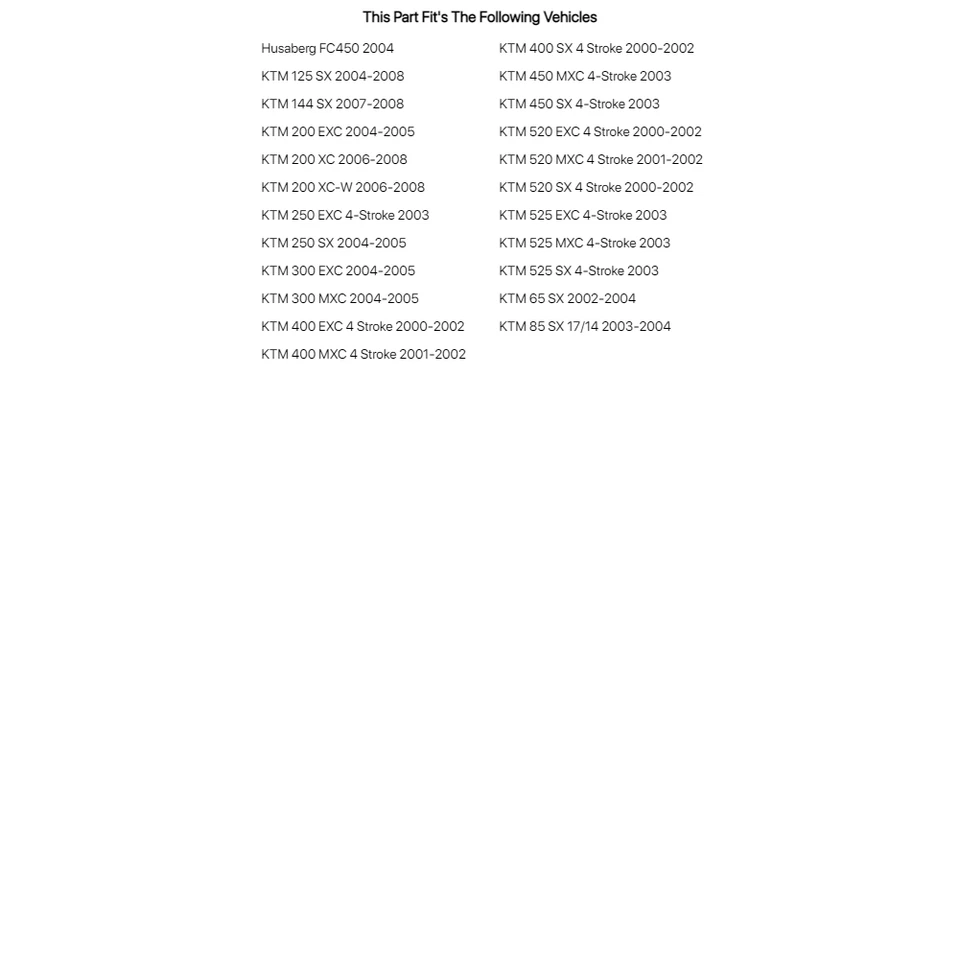 Kit de reparación de cilindro maestro de embrague Pro X para KTM 520 SX 4 tiempos 2000-2002 Foto 2 de 2