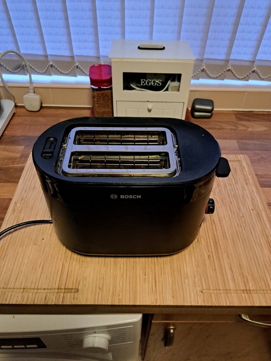 Bosch MyMoment Delight TAT2M123GB Compact 2-Slice Toaster with  Reheat/Defrost