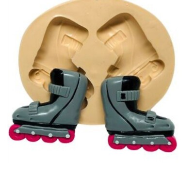  3D Roller Bladerunner Silikonform Keks Teig Glasur Kuchen Geburtstag