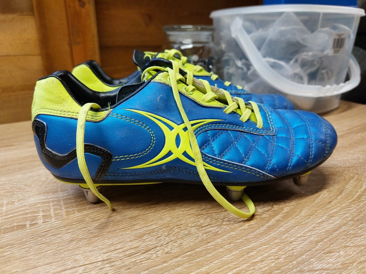 Gilbert Rugby Boots Blue Uk Size 5 eBay