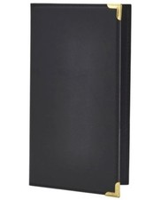 Classic Bill Presenter 23 x 13cm Black Receipt Bill Wallet Cover Securit Pub Bar