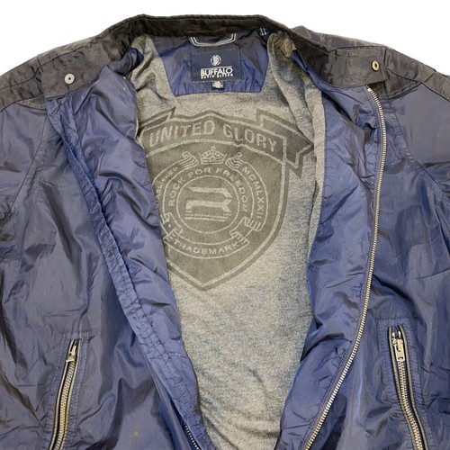 Buffalo David Bitton Jacket Mens Size L Outerwear Full Zip Navy Long Sleeves - Picture 8 of 8