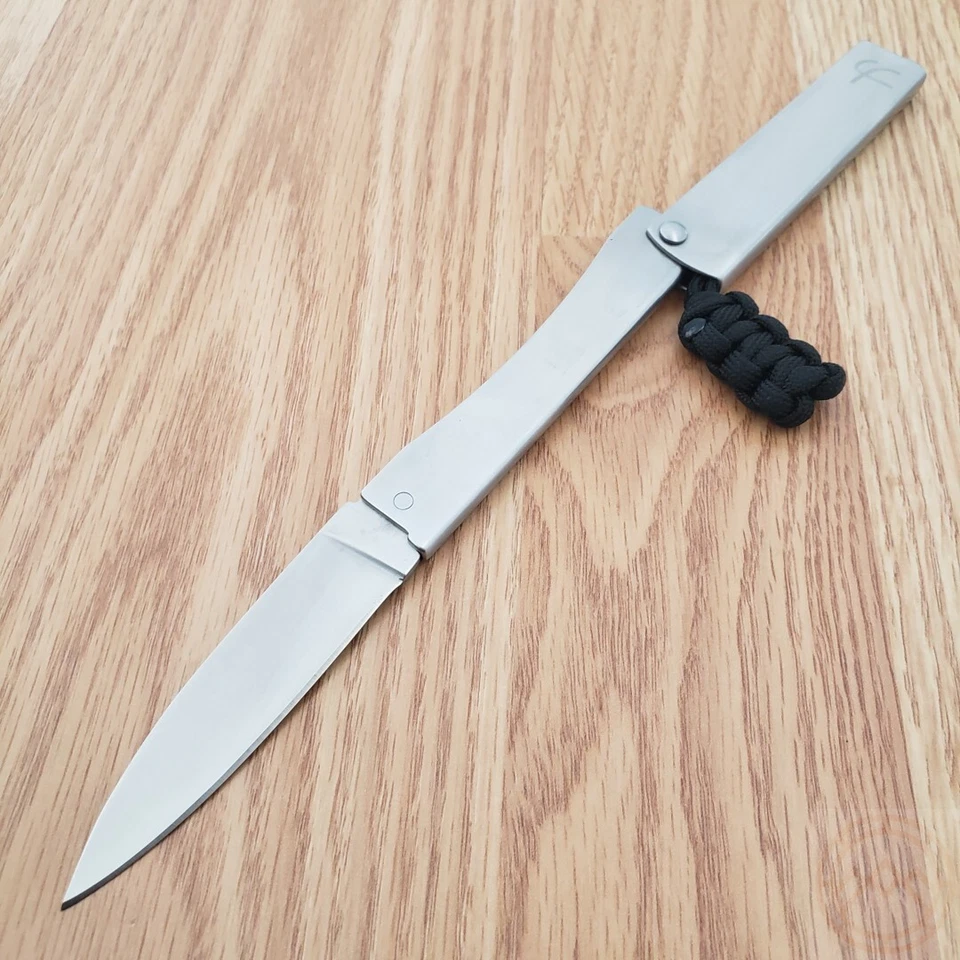 Cuchillo Plegable Fred Perrin Le 3" 440C Hoja de Acero Inoxidable 440C Mango de Acero Foto 2 de 4