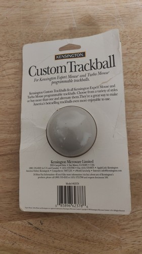 Kensington Custom Trackball Fits Expert and Turbo Mouse 62378 White/Gray - Picture 2 of 2