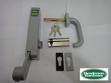 OUTSIDE ACCESS PUSH PAD WITH CYLINDER & HANDLE 400/600 SERIES HENDERSON HARDWARE