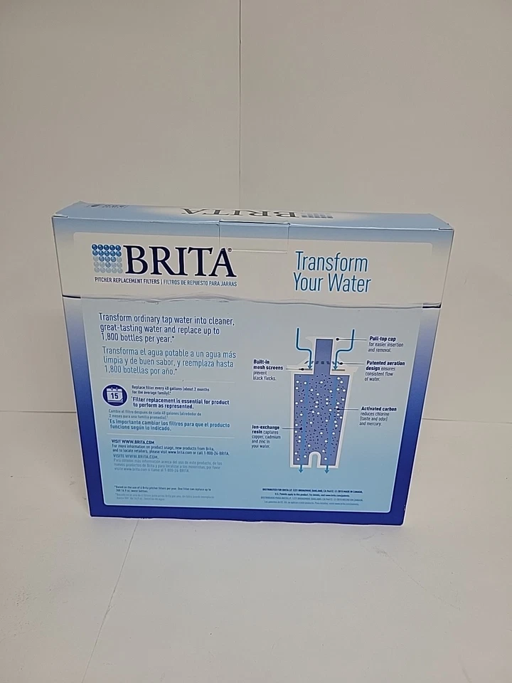 Brita 987554 Pitcher Replacement Filters 10 Pack Sealed Filters - Image 4 of 4