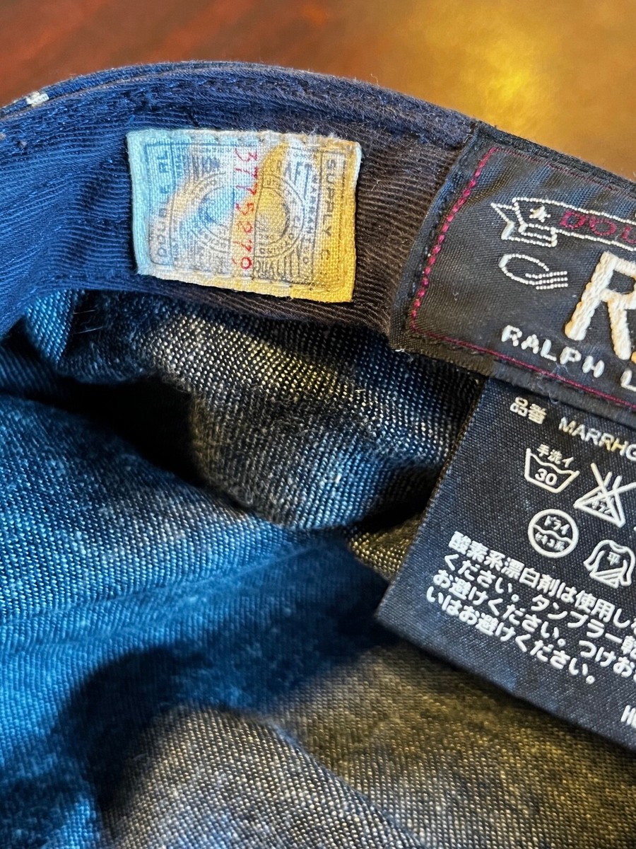 RRL Indigo Wabash Star Pattern Work Cap M | eBay