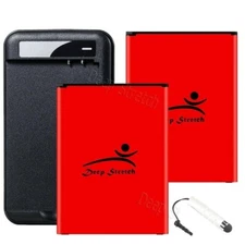 2x 5320mAh Rechargeable Lithium Battery Charger Pen for Sprint LG V20 LS997 USA