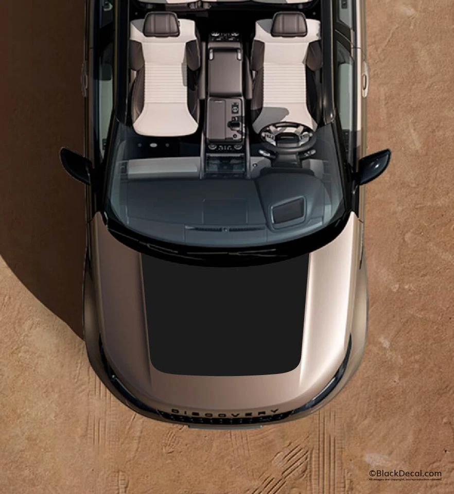 Hood Decal for Land Rover D5 Discovery 5 Bonnet, L462 *BLANK / TAG Vinyl Graphic - Imagem 4 de 4