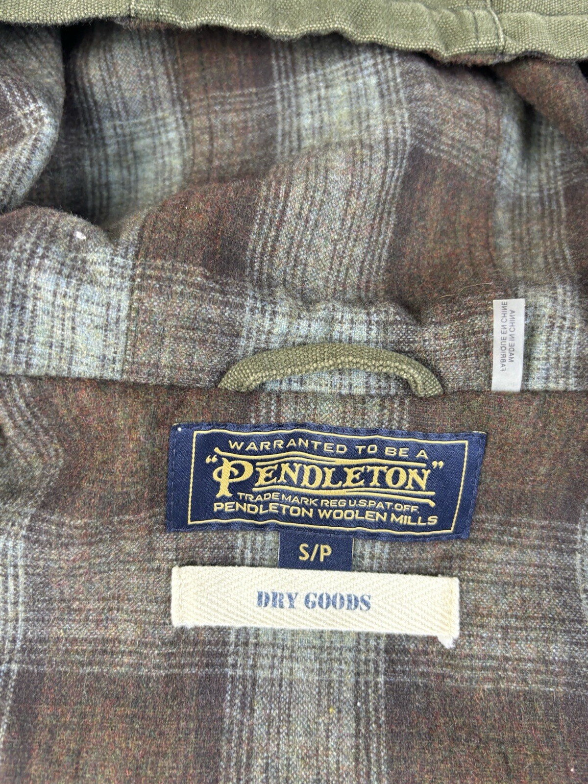 Pendleton Jacket Womens Size Small Green Dry Good… - image 6