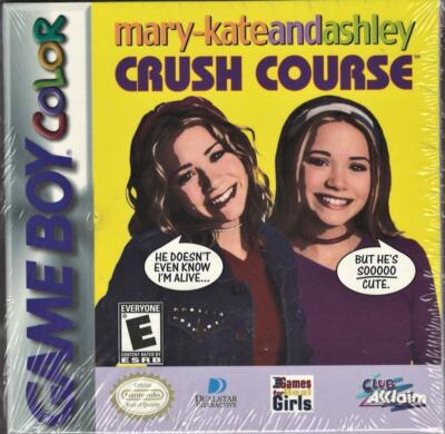 Mary Kate & Ashley: Crush Course GBC (Brand New Factory Sealed US Version) Game