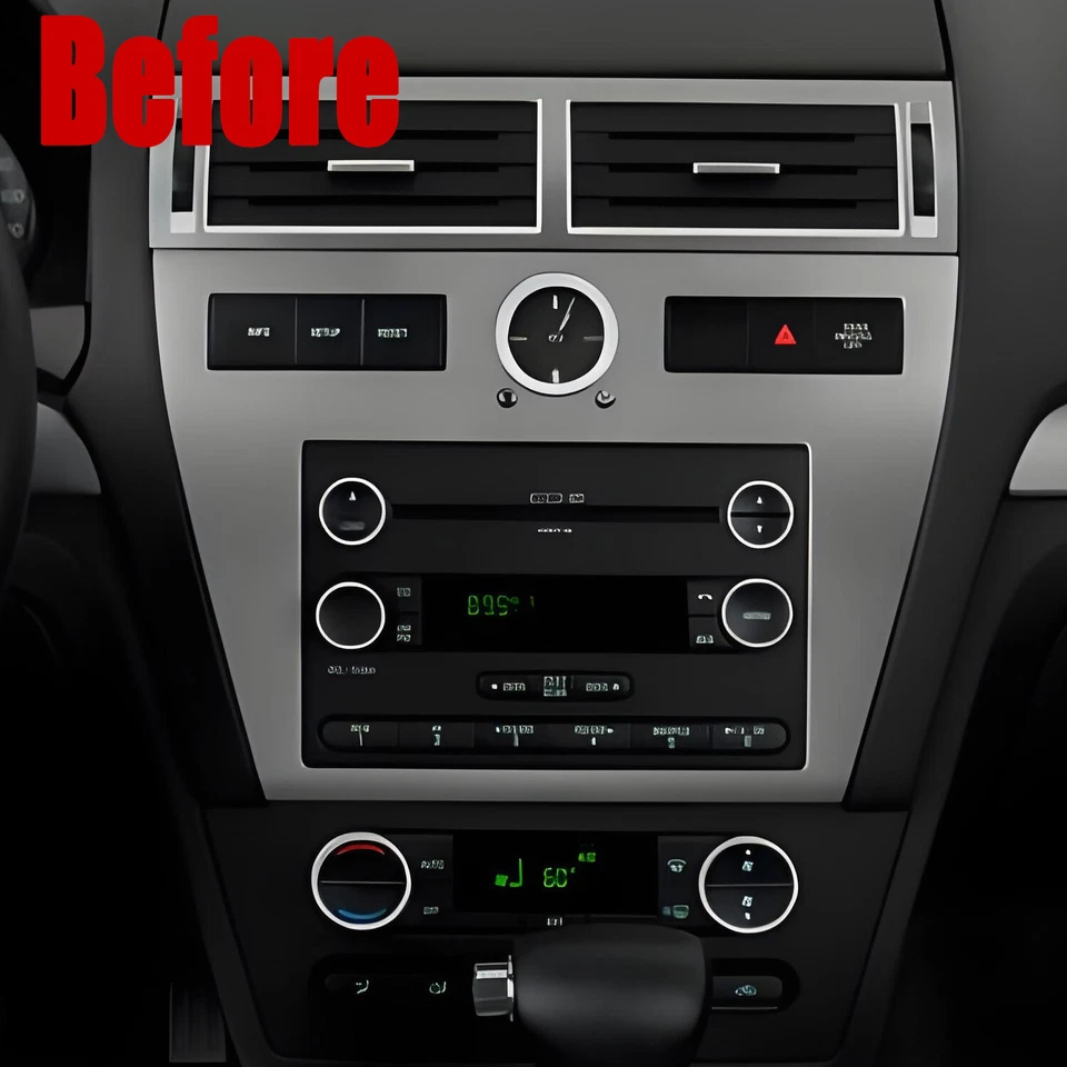 Reproductor GPS radio estéreo para automóvil Apple Carplay Android 13 Mercury Milan 2006-2009 Foto 2 de 4