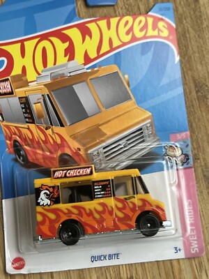 Quick Bite   Fast Foodie / Hot Wheels 2022  Food Truck Van Hot Chicken