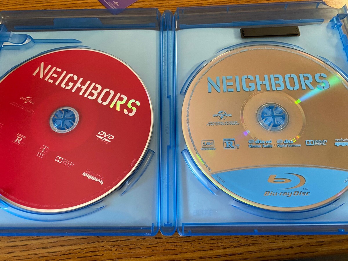 NEIGHBORS - (Blu-ray,DVD) - Zac Efron, Seth Rogen, Rose Byrne