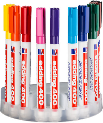 Edding 400 o. 404 Permanent Marker Permanentmarker 1 mm fein FARBEN wählbar! NEU
