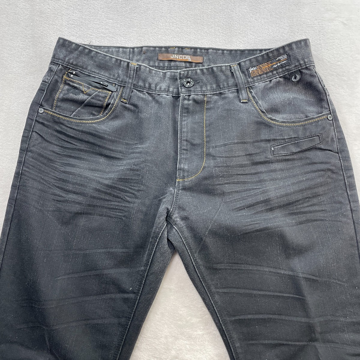 JNCO 85 Crown Brand Black Jeans Men Size: 36x32 | eBay