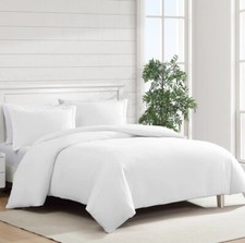 Jennifer Adams Eternal 3-piece King / California King Duvet Cover Set White