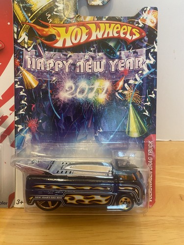 Hot Wheels 2011 Happy New Year VW Drag Truck & Flag Day Jeep Scrambler - Picture 3 of 4