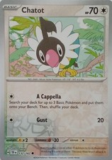 132/162 CHATOT REVERSE HOLO TEMPORAL FORCES POKEMON CARD