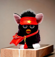 Custom Furby 1998 Witches Cat, vintage furby toy, furby custom, gift ideas