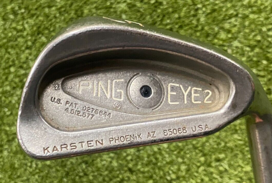 Polished Ping i10 Blue Dot 6 Iron AWT Regular Steel Shaft Lamkin Grip Polished Ping i10 Blue Dot 6 Iron AWT Regular Steel Shaft Lamkin Grip