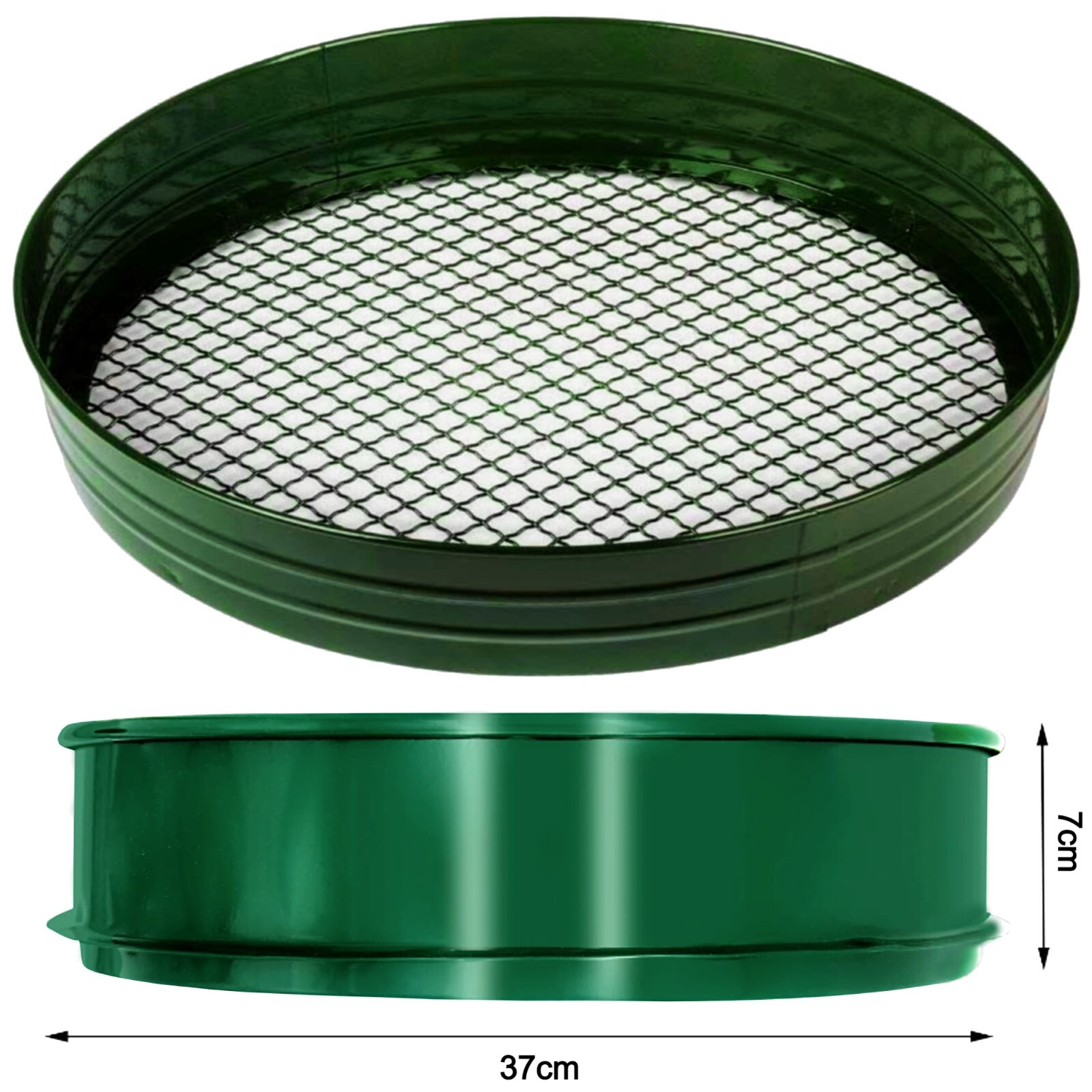 heavy duty garden riddle riddler soil sift compost sieve mesh seed tray ...