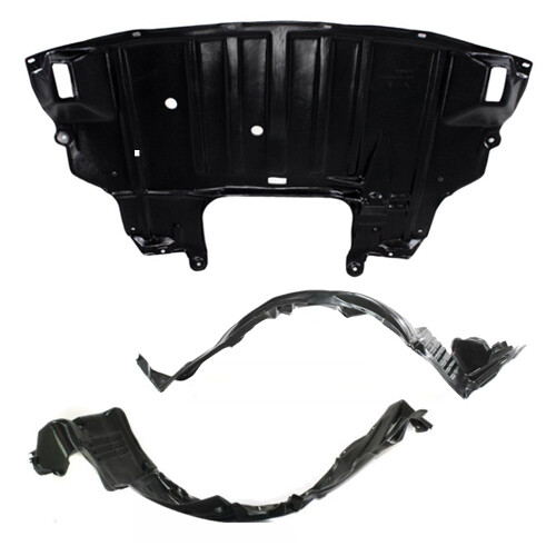 New Front Fender Liner & Lower Engine Under Cover Set For 19982005