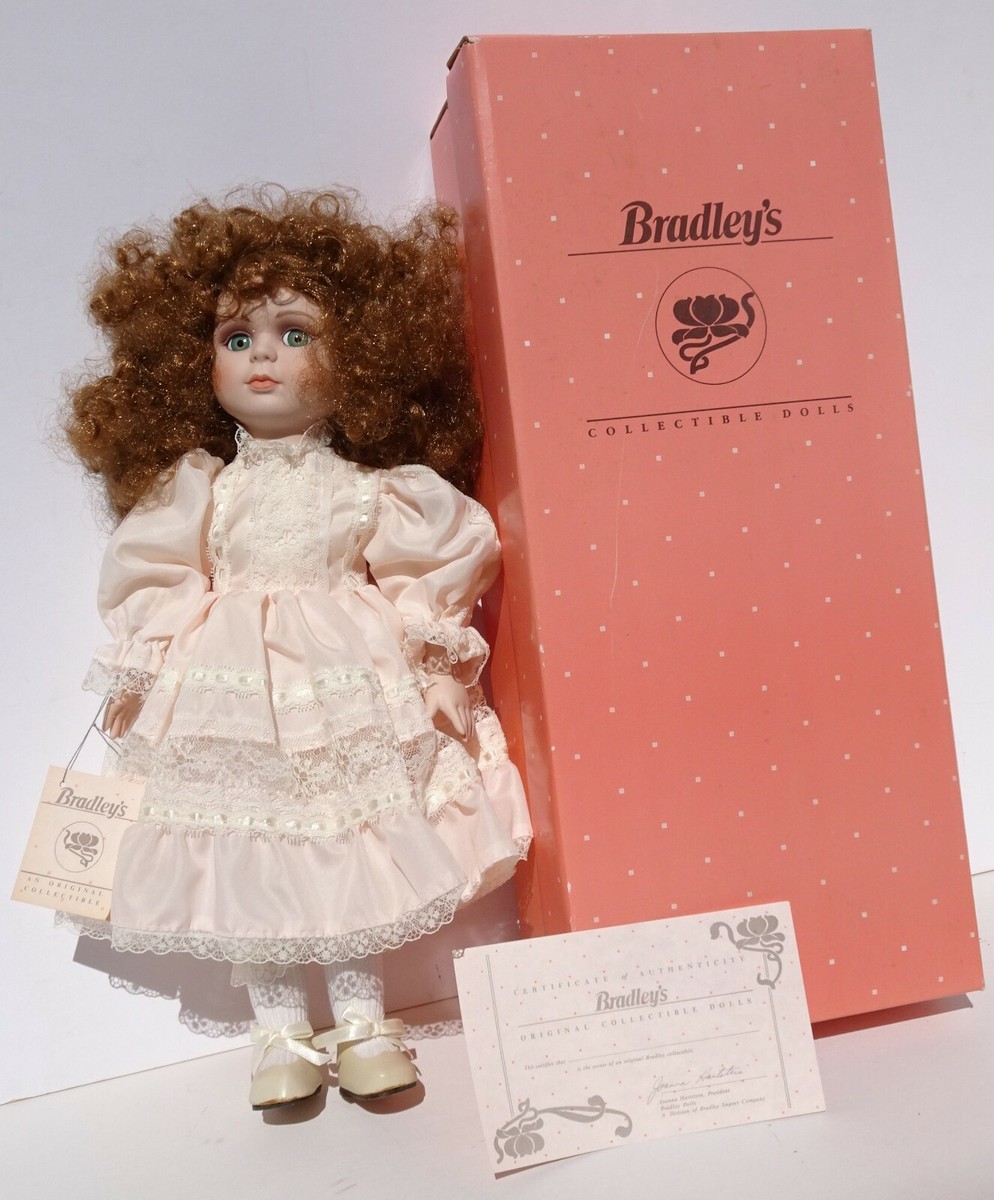 Bradley Collectible Porcelain Doll NICKIE 17”, Limited Edition