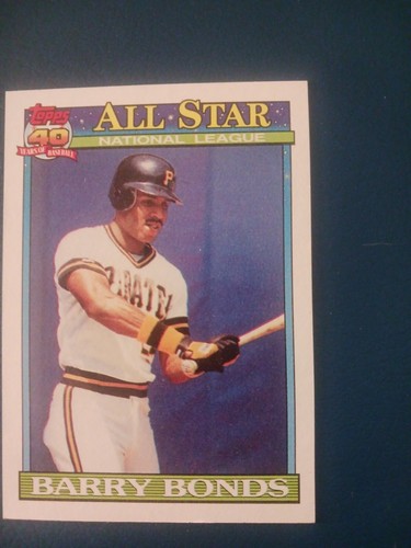 1991 Topps Barry Bonds Baseball Card 401 Nm Mint FREE SHIPPING EBay