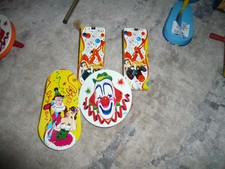 Vintage Lot of 4 Tin Litho New Years Noise Makers US Metaltoy etc.works