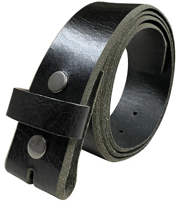 VINTAGE DISTRESS GENUINE BUFFALO CASUAL LEATHER BELT STRAP 1-1/2'' WIDE