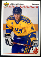 1991 Upper Deck Canada Cup #26 Niklas Lidstrom Team Sweden