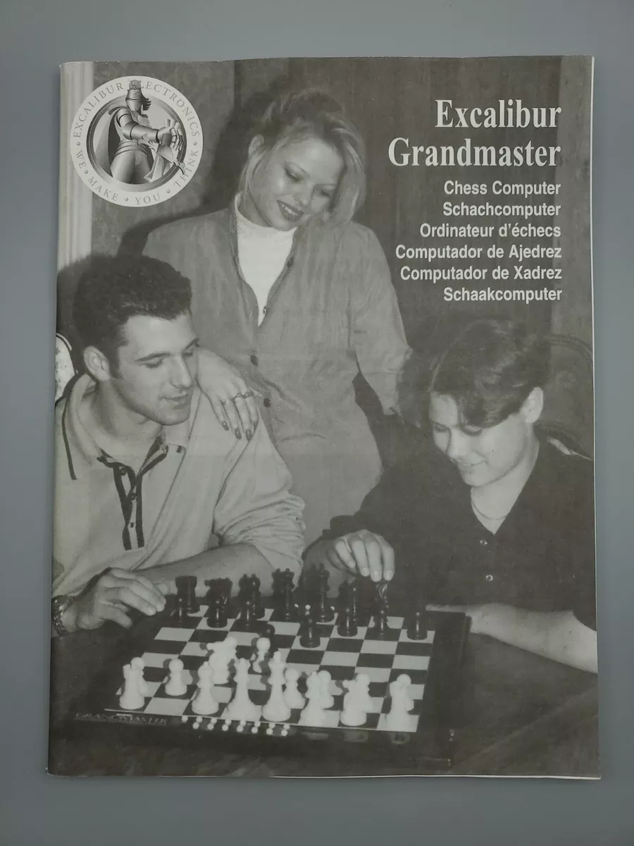 EXCALIBUR Grandmaster Electronic Chess Computer Instruction Guide Manual  Only