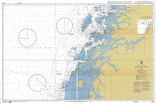 Mappa Nautica Admiralty 2310 Bremstein Per Myken Norvegia Costa Ovest