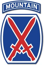10TH MOUNTAIN DIVISION DECAL STICKER VINYL 3M CAR TRUCK Window Laptop