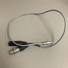 5-Pin Lemo to 3-Pin XLR Male and Female Timecode Cable